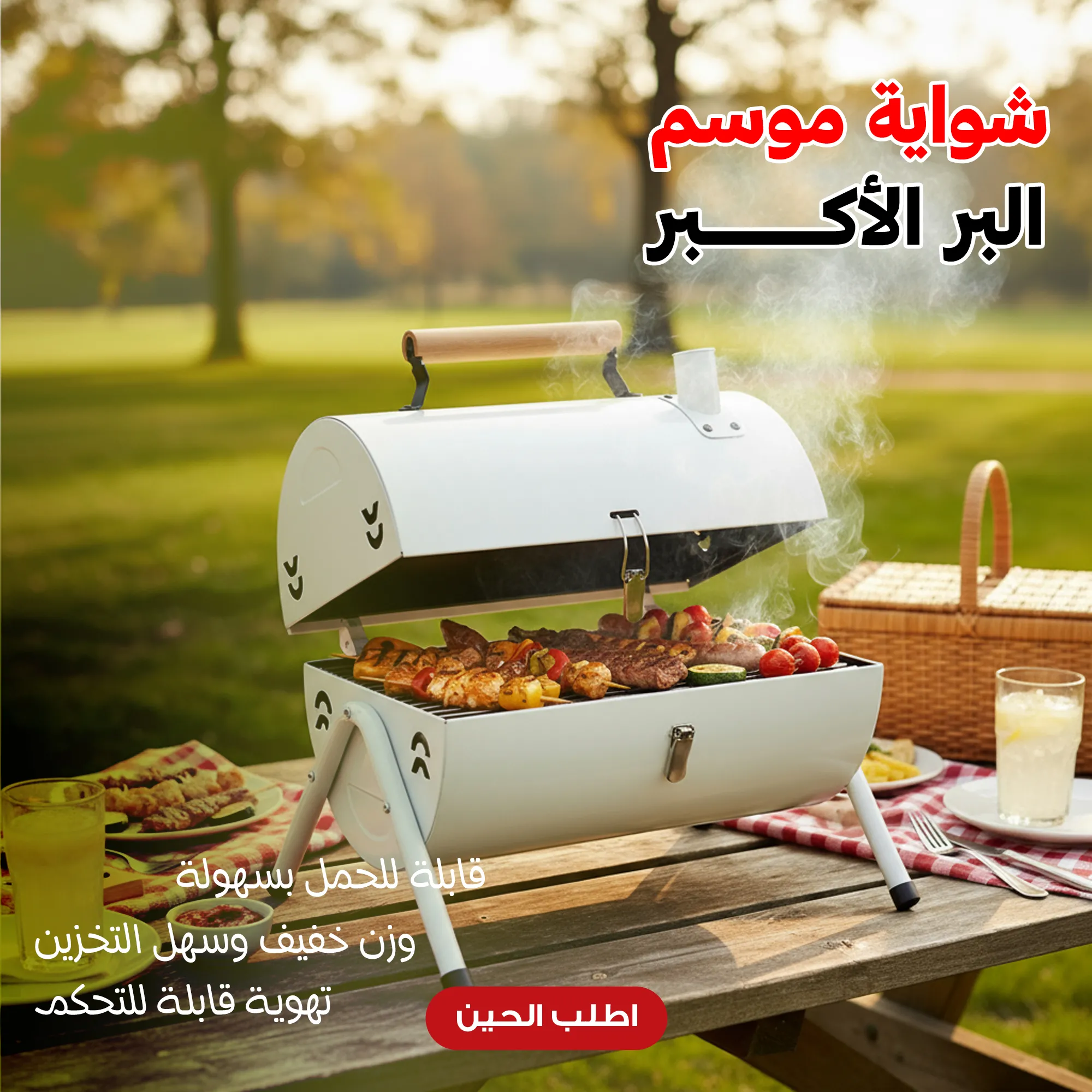 شواية موسم التخييم والسفر